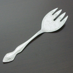 Вилка для раскладки рыбы с художественной росписью «Тройка» - Фото 1