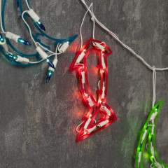 Гирлянда бахрома «Звезда и фонарь» (12 фигур) - Фото 1