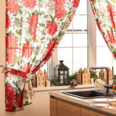 Комплект штор «Рождественские цветы» - Фото 1
