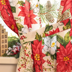 Комплект штор «Рождественские цветы» - Фото 3