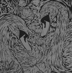 Скретчинг-гравюра «Лебеди» - Фото 3