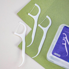 Набор зубных нитей ленточных с зубочисткой - Фото 3