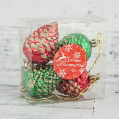 Украшение ёлочное «Шишки в золоте» - Фото 1