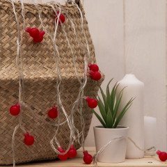 Гирлянда с насадками «Шарики красные» - Фото 1