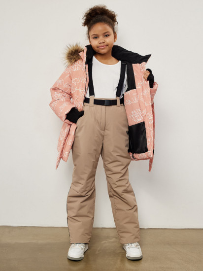 Зимний комплект из куртки и полукомбинезона для девочек «Лаура»