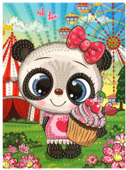 Мозаика-открытка алмазная «Пандочка» - Фото 2