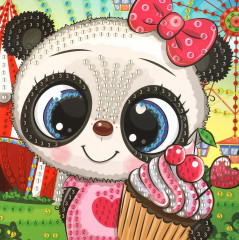 Мозаика-открытка алмазная «Пандочка» - Фото 3