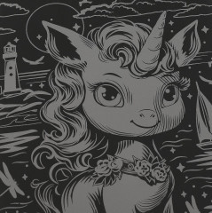 Блокнот-гравюра «Единороги» - Фото 5