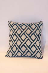 Подушка «Синие узоры» - Фото 1