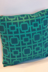 Подушка «Бирюзовый ромб» - Фото 1