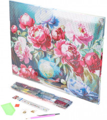 Мозаика алмазная «Ваза с цветами» - Фото 1