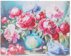 Мозаика алмазная «Ваза с цветами» - Фото 2