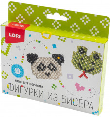 Набор для создания фигурок из бисера «Панда, лягушонок» - Фото 3