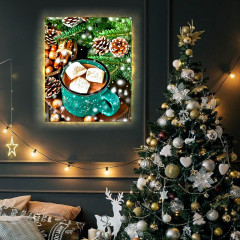 Картина по номерам с подсветкой «Горячий шоколад» - Фото 2