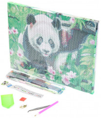 Мозаика алмазная «Панда» - Фото 3