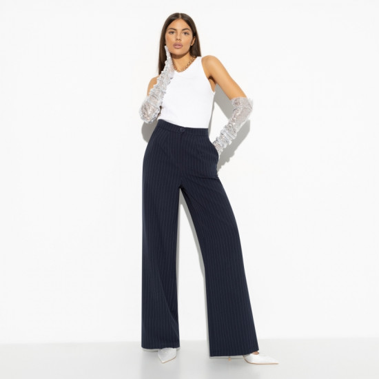 Брюки женские с высокой посадкой Почувствуй удачу