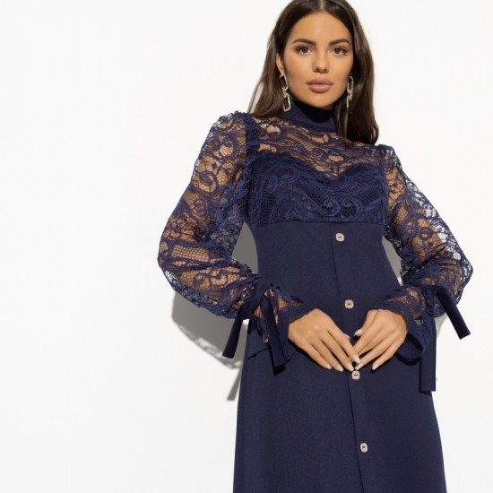 Платье женское с кружевом Воплощение женственности