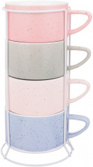 Набор чашек на подставке - Фото 1