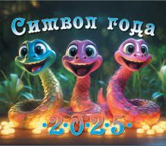 Календарь-домик на 2025 год «Символ года 1. Змеи» - Фото 1
