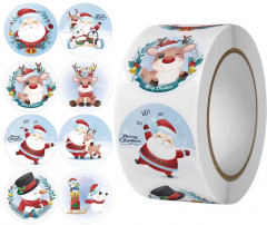 Набор новогодних наклеек - Фото 5