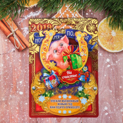 Подкова новогодний сувенир «На счастье» - Фото 2