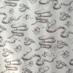 Упаковочная бумага «Змея в розах» - Фото 1