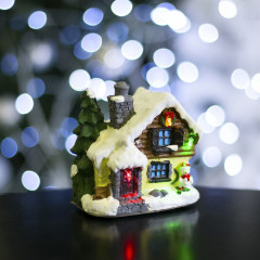 Фигурка светящаяся «Новогодний домик» - Фото 1