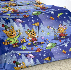 Комплект постельного белья «Котики» - Фото 2