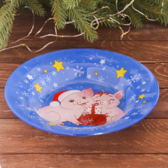 Тарелка глубокая «Поросята» - Фото 1