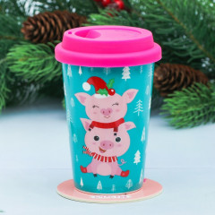 Набор «Верных друзей»: термостакан, подставка - Фото 1