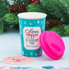 Набор «Верных друзей»: термостакан, подставка - Фото 2