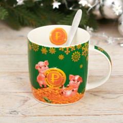 Набор «Процветания в Новом году»: кружка, ложка - Фото 2