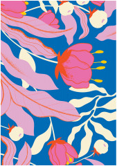 Бумага упаковочная «Неоновые цветы» - Фото 1