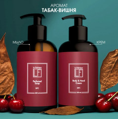 Набор из жидкого мыла и крема для рук «Табак & вишня» - Фото 1