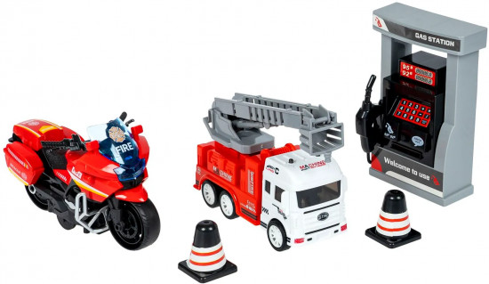 Набор игровой «Автозаправочная станция. Пожарная служба»