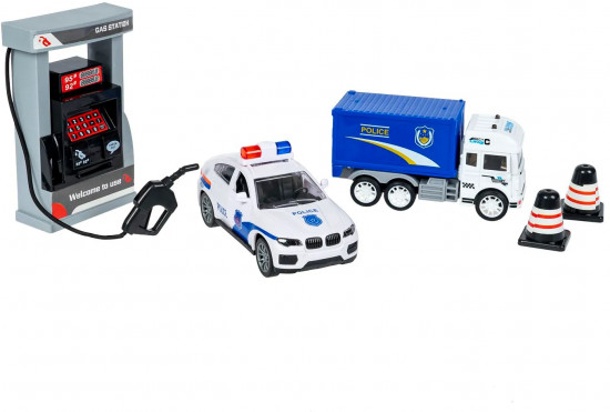Набор игровой «Автозаправочная станция. Полиция»