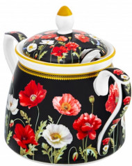 Сахарница «Маки на черном» - Фото 1