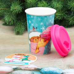 Набор «Зимние радости»: стакан, подставка - Фото 2