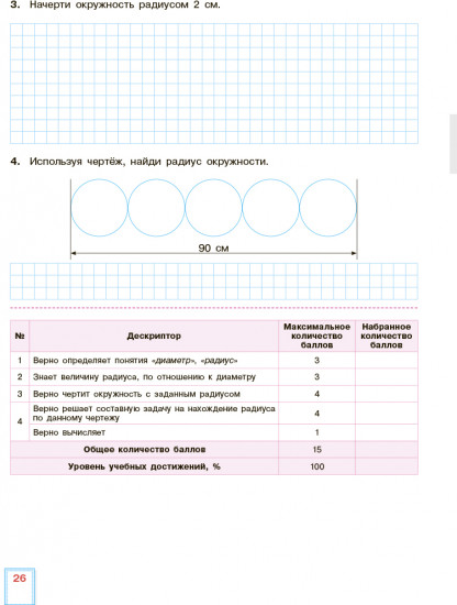 Математика. Критериальное оценивание: СОР, СОЧ по обновлённой программе. 4 класс