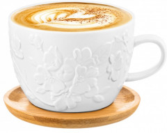 Чашка для капучино и кофе латте «Цветущая сакура» - Фото 6