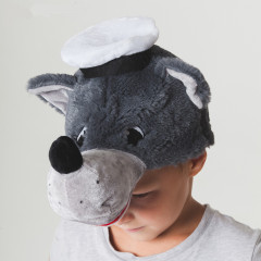 Карнавальная шапка «Волк в бескозырке» - Фото 1