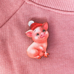 Набор «Счастье рядом!»: значок, брелок - Фото 3