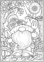 Creative Haven Garden Gnomes Coloring Book - Фото 4