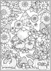 Creative Haven Garden Gnomes Coloring Book - Фото 6