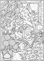 Creative Haven Garden Gnomes Coloring Book - Фото 9