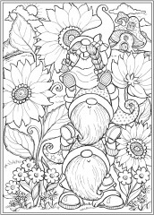 Creative Haven Garden Gnomes Coloring Book - Фото 10