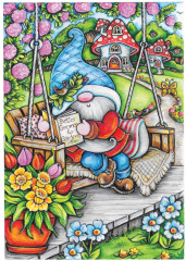 Creative Haven Garden Gnomes Coloring Book - Фото 11