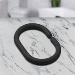 Набор пластиковых колец для штор в ванную - Фото 2