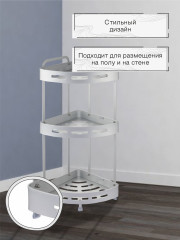 Полка угловая настенная - Фото 2
