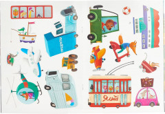 Многоразовые наклейки. Транспорт - Фото 1